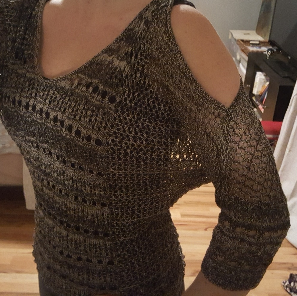 Guess dolman open stitch sweater